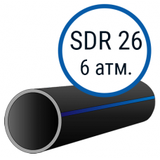 Труба ПНД ПЭ 100 sdr 26 вода 90х3,5 мм Ру6