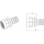 Переходник Rehau Rautitan 25-Rp3/4 RX+