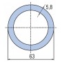 Труба полипропиленовая Ekoplastik PN10 63x5,8 (штанга: 4 м)