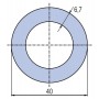 Труба полипропиленовая Ekoplastik PN20 40x6,7 (штанга: 4 м)