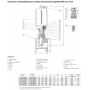 Задвижка AVK клиновая фланцевая длинная, с пневмоприводом Festo типа DPL DN80 PN16